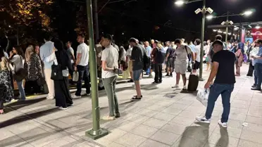 Florya'da Marmaray Arızalandı