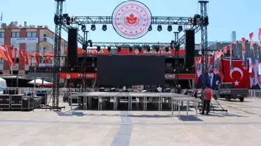 Aydın'da 15 Temmuz kutlamaları için hazırlıklar tamamlandı