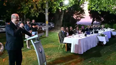 Salihli Kaymakamı Mehmet Kamil Sağlam için veda yemeği düzenlendi
