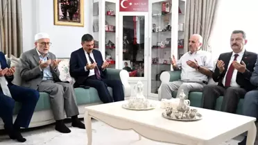 Erzurum'da 15 Temmuz şehit yakınları ziyaret edildi