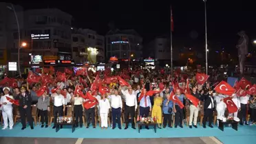 Marmaris'te 15 Temmuz Demokrasi ve Milli Birlik Günü etkinlikleri düzenlendi