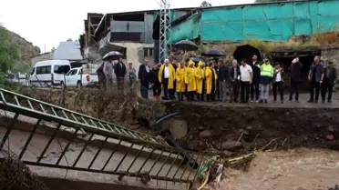 Erzurum'da Sel Felaketi: Oltu'da Yaşanan Sağanak Yağış Sonrası Manzaralar Gözler Önüne Serildi