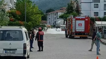 Sapanca'da Medikal Oksijen Tankerinde Sızıntı: Hastane ve Evler Tahliye Edildi