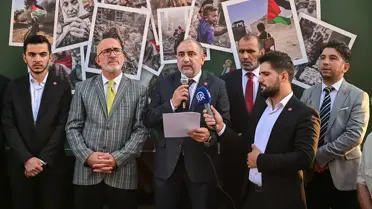 Saadet Partisi Üsküdar İlçe Başkanlığı İsrail'in Gazze'ye yönelik saldırılarını protesto etti