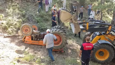 Kütahya'da traktör kazası: 1 kişi hayatını kaybetti