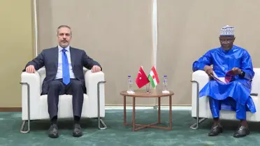 Dışişleri Bakanı Hakan Fidan, Nijerli mevkidaşıyla görüştü