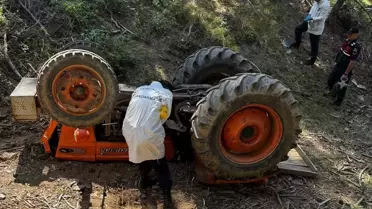 Kütahya'da traktör kazası: Çiftçi hayatını kaybetti