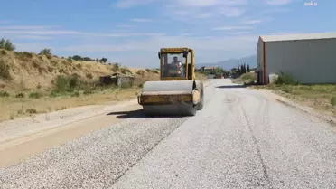 Turgutlu Belediyesi Fatih Sanayi Sitesi'nde 7 Bin Metrekare Asfalt Serimi Gerçekleştirdi