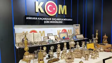 Başkentte Kaçakçılık Operasyonu: 4 Şüpheli Gözaltına Alındı, 487 Kaçak Eşya ve 208 Tarihi Eser Ele Geçirildi