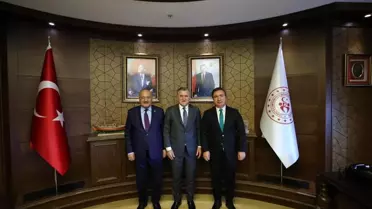 Erzincan Valisi ve Milletvekili Gençlik ve Spor Bakanını Ziyaret Etti