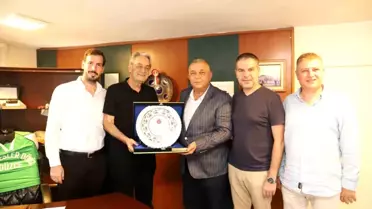 Düzce TSO Başkanı Erdoğan Bıyık, eski meclis başkanlarını ziyaret etti