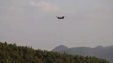 Kütahya'da çıkan orman yangını kısmen kontrol altına alındı