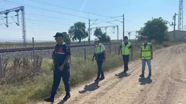 Eskişehir İl Jandarma Komutanlığı Yüksek Hızlı Tren Hattında Kontrol Çalışmaları Gerçekleştirdi