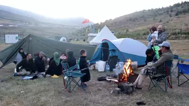 Kayseri'de Vatandaşlar Erciyes'te Serinliğin Tadını Çıkarıyor