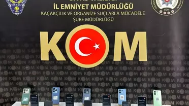 Sivas'ta Gümrük Kaçağı Cep Telefonları Ele Geçirildi