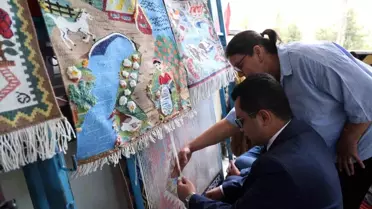 Moldovalı Gelinin Ürettiği Kilimler Dünya Pazarına Sunulacak