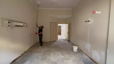 Yüksekova Devlet Hastanesinde bakım ve onarım çalışması