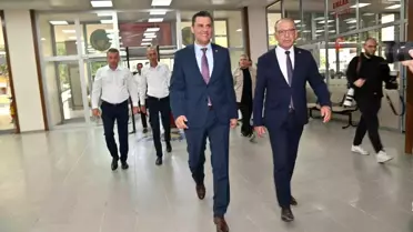 Manisa Büyükşehir Belediye Başkanı Turgutlu Belediye Başkanı'nı ziyaret etti