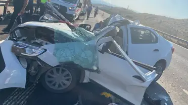 Gaziantep'te otomobilin tıra çarpması sonucu 1 ölü, 6 yaralı