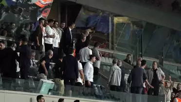 Cumhurbaşkanı Erdoğan, Başakşehir'in La Fiorita maçını stadyumdan takip etti