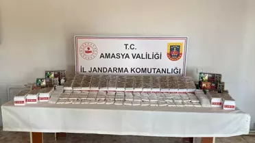 Amasya'da 25 Bin 747 Doldurulmuş Makaron Ele Geçirildi