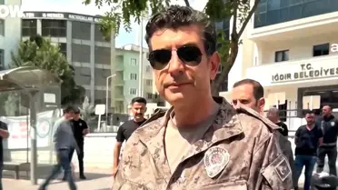 İşçileri ziyaret eden İl Emniyet Müdürüne sakız iddiaları
