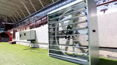 Elazığ Atatürk Stadyumu, Çimlerin Sağlığını Korumak İçin Yeni Bir Sistem Kurdu