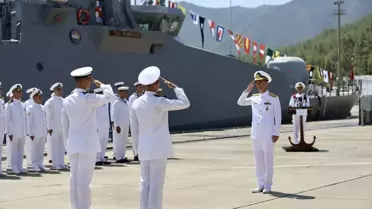 Muğla'da TCG Kuşadası ve TCG Kumkale gemileri Katar Türk Deniz Unsur Komutanlığı emrine görevlendirildi