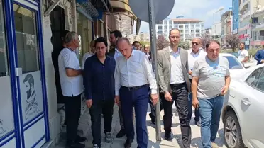 Bakan Yardımcısı Bulut, Samandağ'da esnafı ziyaret etti