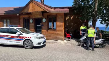 Kuşadası'nda Motosiklet ve Bisiklet Sürücülerine Trafik Güvenliği Bilgilendirmesi