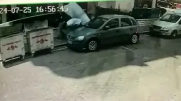 Mersin'de Genç, 5. Kattan Düşen Su Tankından Sıyrıklarla Kurtuldu