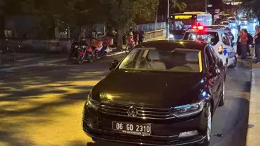 Ankara'da Resmi Plakalı Araç Motokurye İle Çarpıştı