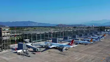 Dalaman Havalimanı 2024 Yılında 2 Milyon 2 Bin 224 Yolcuya Hizmet Verdi