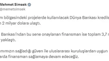 Deprem Bölgesine Dünya Bankası Kredileri 2 Milyar Dolara Ulaştı