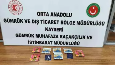 Kayseri'de Yurtdışından Gelen Kargoda Uyuşturucu Ele Geçirildi