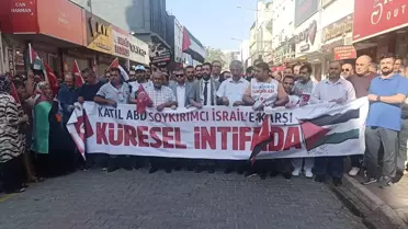Adana, Hatay, Mersin ve Osmaniye'de Hamas ve İsrail protestoları düzenlendi