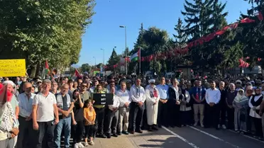 İsmail Heniyye için Sakarya'da yürüyüş düzenlendi