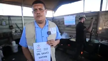 Savcı Sayan Gazze'deki İnsanlık Dramına Yardım Etti