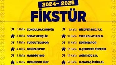 Talasgücü Belediyespor'un 2024-2025 sezonu fikstürü belli oldu