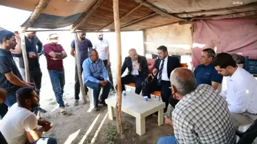Kahramankazan Belediye Başkanı Tarım İşçileriyle Buluştu