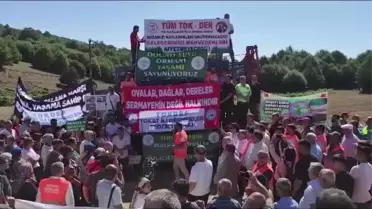 Tokat Serkiz Yaylası'nda 29 Ayrı Noktada Yapılacak Maden Sondaj Çalışmalarına Protesto