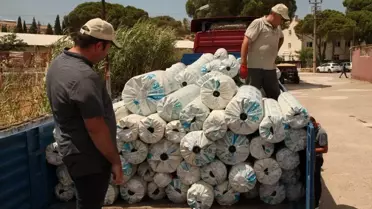 Çanakkale'de Sera Naylonu Teslim Töreni Gerçekleştirildi