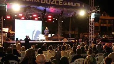 Dünya Düzce Günleri'nde Sevda Türküsev konuk oldu