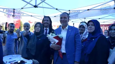 Fatih Erbakan, Dursunbey'de Vatandaşlara Teşekkür Ziyareti Gerçekleştirdi