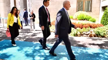 TBMM Başkanı Numan Kurtulmuş, TİP Genel Başkanı Erkan Baş ve milletvekilleriyle görüştü