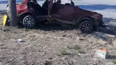 Isparta'da otomobil kazası: Sürücü hayatını kaybetti