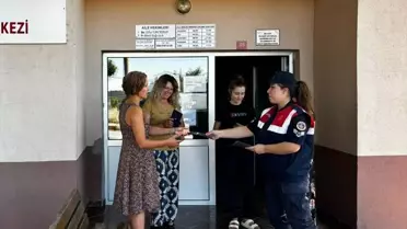 Edirne'de jandarma ekipleri bilgilendirme çalışmalarına devam ediyor