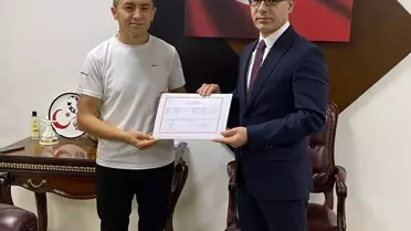 Bulancak'ta İş Makinesi Operatörlüğü Kursu Tamamlayanlara Belgeler Verildi