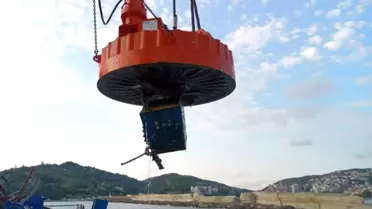 Zonguldak'ta Batan Kafkametler Gemisi Enkazı Tamamlandı