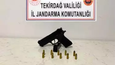 Tekirdağ'da Ruhsatsız Silah Operasyonu